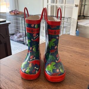 Lone Cone Kids Dinosaur Rain Boots